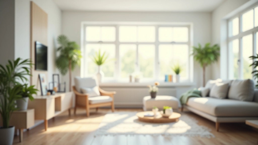 Freshly cleaned modern home interior with organized spaces